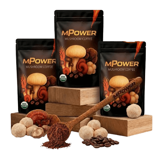 Organic mushroom coffee by FuelMPOWER